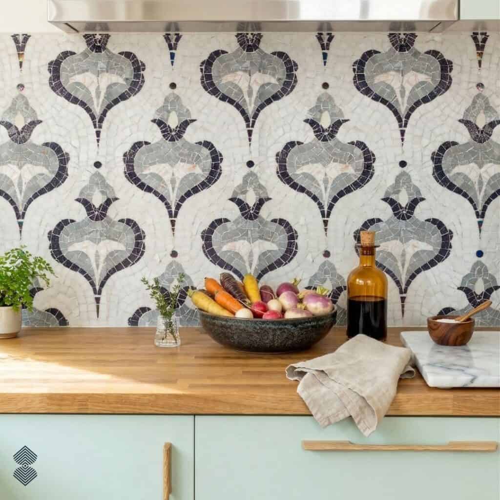 Okina Wall Mosaic Tile Artwork