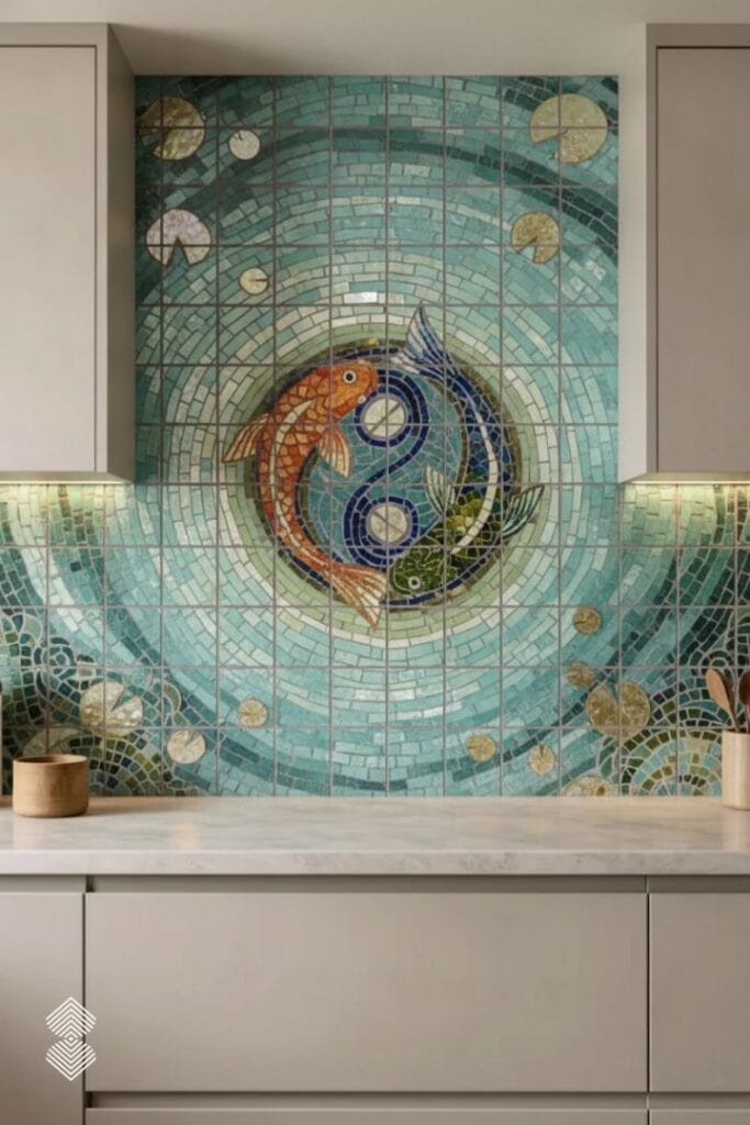 Classic Patterns Reimagined as Handcrafted Mosaic