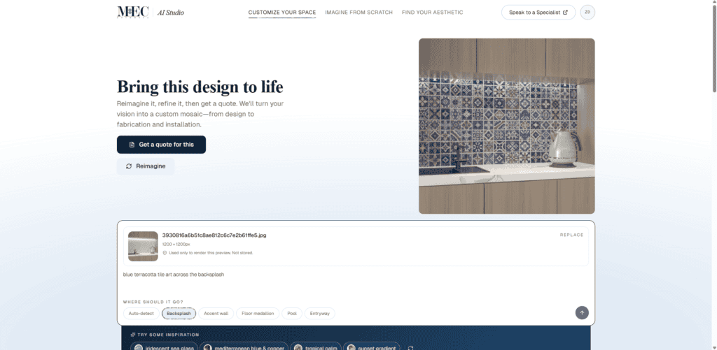 Compare Different Designs Without Touching a Single Tile