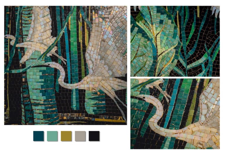 Layout of mosaic