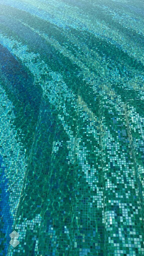 Pixel Pool Mosaic tiles