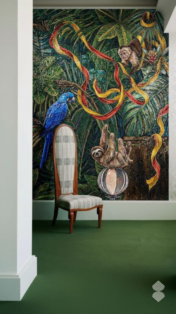 Playful Mosaic Art