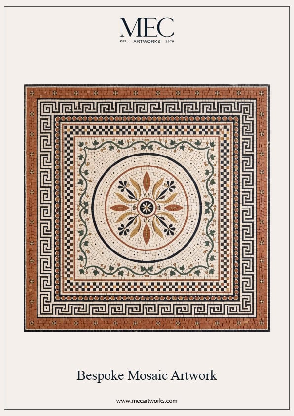 roman mosaic floor medallion designs