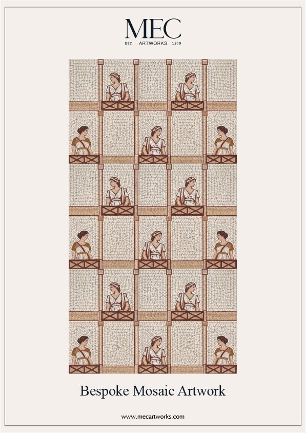 Opus Vermiculatum and Opus Tessellatum in Roman mosaic art