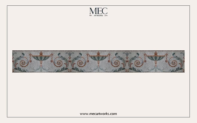 Roman Mosaic Patterns Borders Design