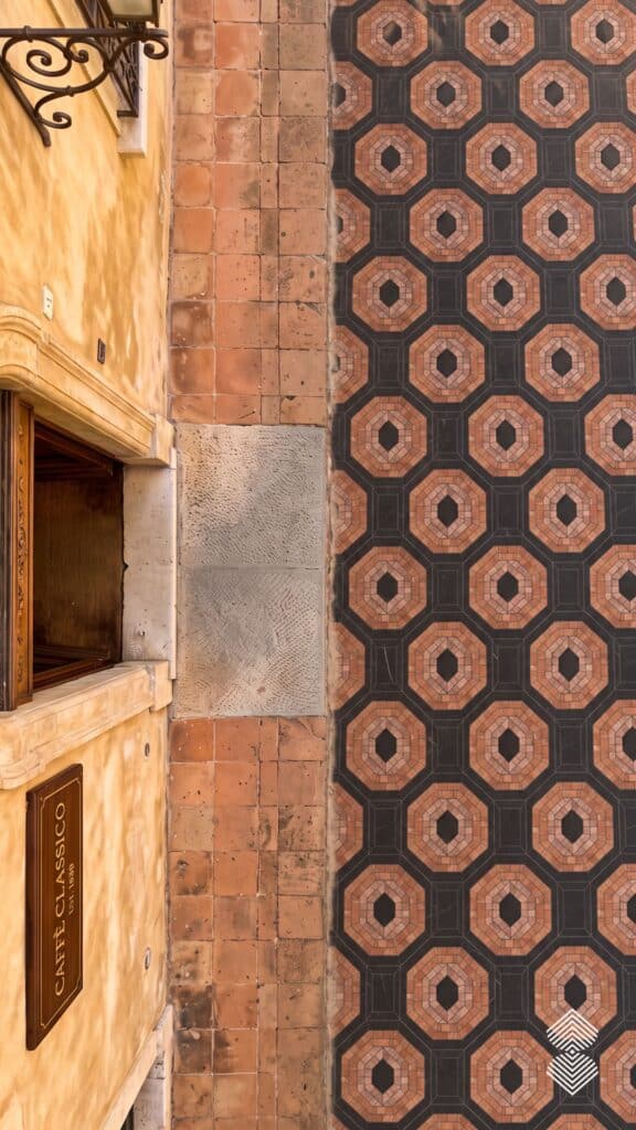 mosaic walkway for home entrance and garden