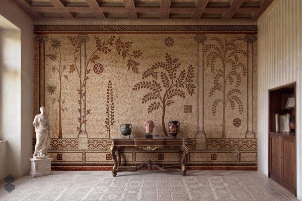 roman mosaic motifs for contemporaray spaces