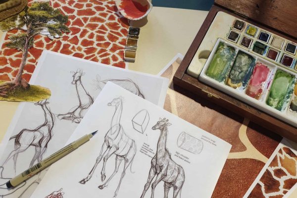 nature inspired mosaic patterns