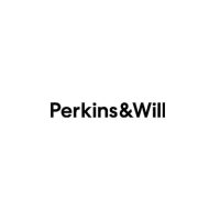 Black text logo "Perkins&Will" in a simple, bold sans-serif font on a white background.