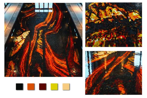 Black and Red Pool Design by MEC