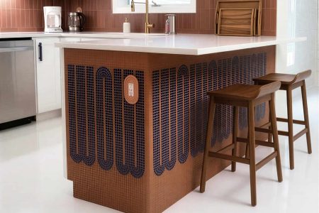 Countertop mosaic by MEC