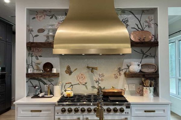 bespoke mosaic kitchen backsplash