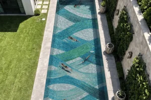 Bespoke Art for a Pool Bed