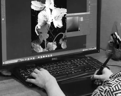 Innovating Through Technology- creating bespoke mosaic designs.