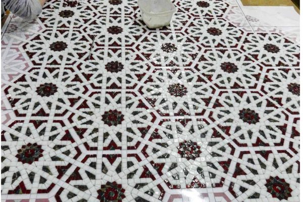 Moroccan Mosaic Tile inspired by zellige geometric patterns hexagon mosaic