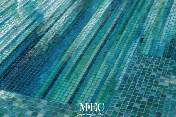 Mosaic Pool Tile Design for Contemporary Pools