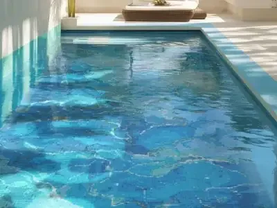 Pool Mosaics and Spa