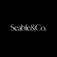 Seable & Co. logo on black background, featuring elegant serif font in white for branding.