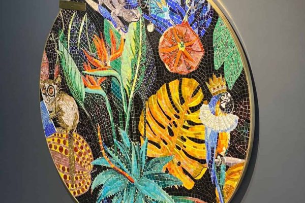 Whimsy World artistic mosaic tile art